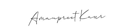 97 Amanpreet Kaur Name Signature Style Ideas Special Digital Signature