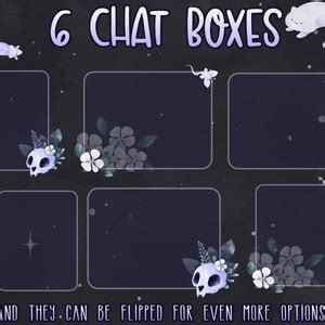 Animated Ghost Cat Add Ons Twitch Streamer Bundle Moon Cat Skull Magic