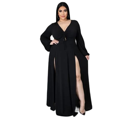 New Party Dress Women Elegant Luxury Plus Size Women Clothing Sexy V Neck Long 5xl Elegant Up