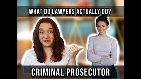 What Types Of Lawyers Are There Criminal Prosecutor Youtube