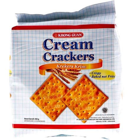 Jual KHONG GUAN CREAM CRACKERS 300 GRAM 1 KARTON ISI 24 PACK Shopee