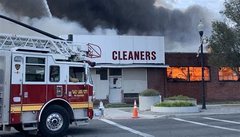 Crews On Scene Of 2 Alarm Commercial Fire In Salt Lake City Gephardt