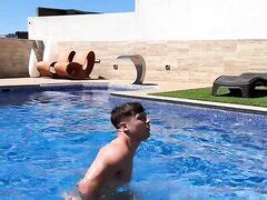 Damn 2 Stripping His Hot Friend In The Pool ThisVid