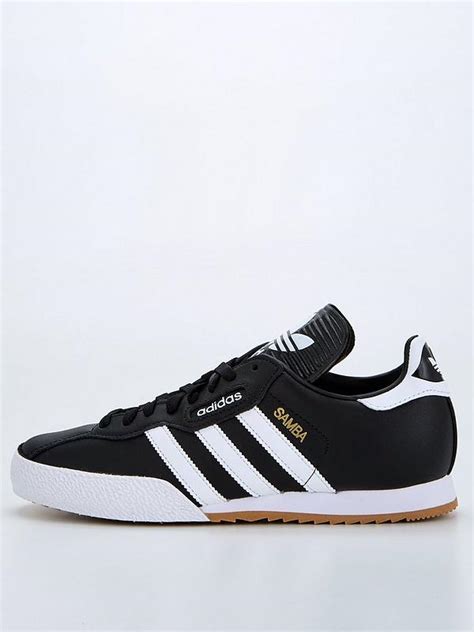 adidas Originals Mens Samba Super Suede Trainers - Black/White | Very.co.uk