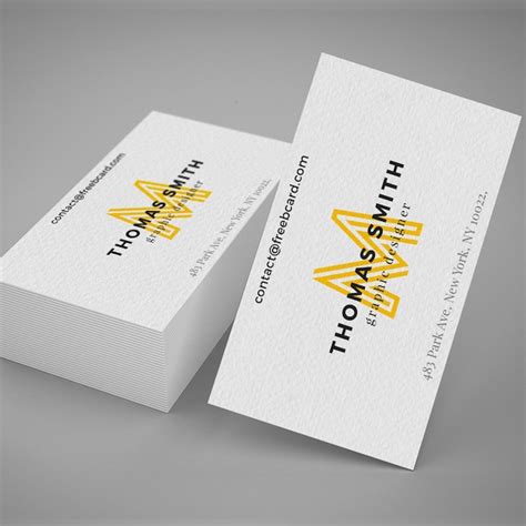 Freepik Business Card Mockup