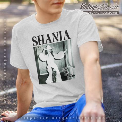 Shania Twain Lets Go Girls Album Cover Shirt - Vintagenclassic Tee