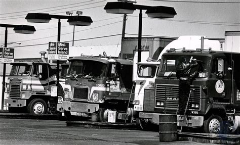 Classic 80s Truckstop Big Trucks Old Trucks Classic Trucks