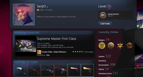 Steam Community :: Guide :: How put CS:GO rank in steam profile