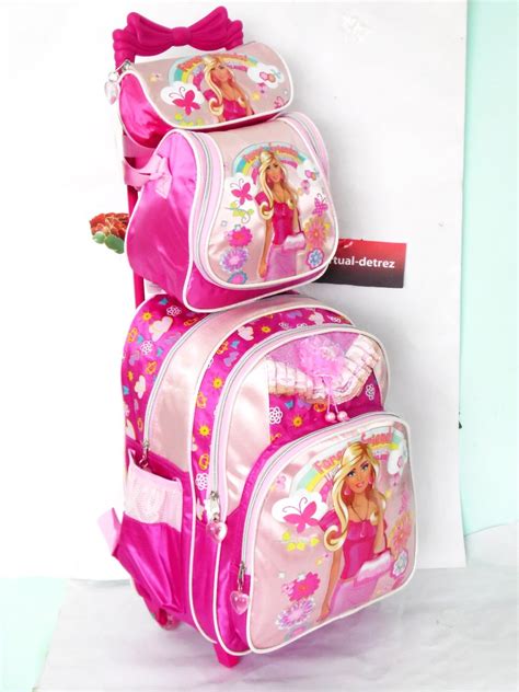 Kit Mochila Escolar Infantil Feminina Rodinhas R 169 99 Em