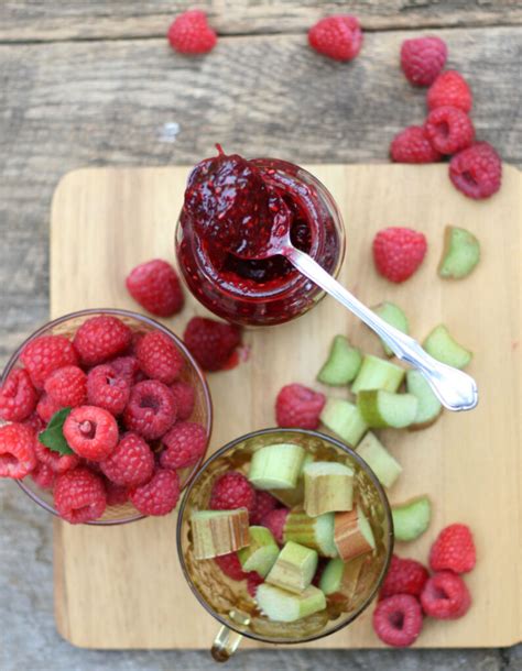 Raspberry Rhubarb Jam Recipe A Farmgirls Kitchen
