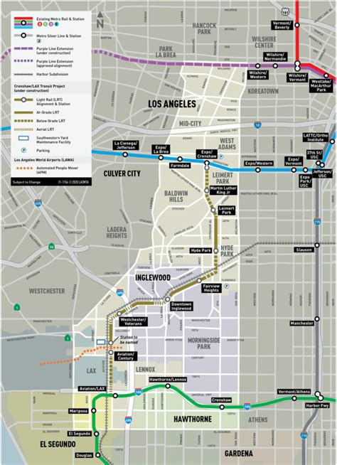 Lacmta Crenshaw Lax Project Launch To Begin This Summer Railway Age