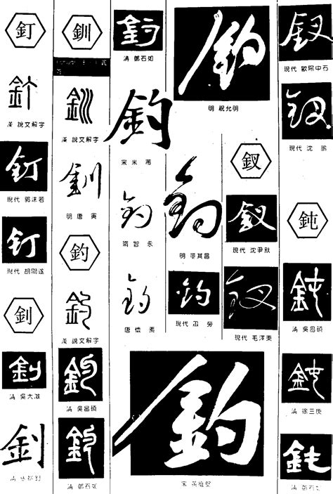 釗 漢字 基本解釋 漢字演變 音韻參考 筆畫部首 詳細解釋 古籍解釋 中文百科全書