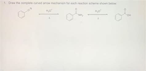 Solved Draw The Complete Curved Arrow Mechanism For Each