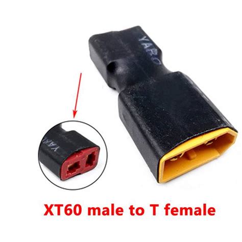 Xt60 Male To T Female Plug Conversion Connector For Rc Lipo Battery