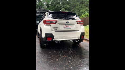 Subaru Crosstrek Nameless Quad Exhaust Youtube