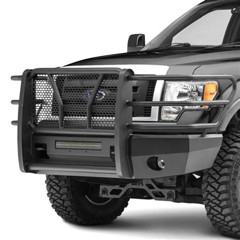 Steelcraft® Ford F 150 2009 Elevation Series™ Full Width Black Front Hd Bumper With Brush Guard