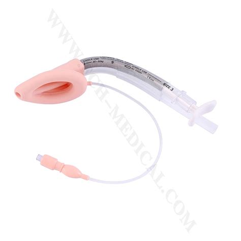 China Customized Disposable Double Lumen Silicone Curved Laryngeal Mask