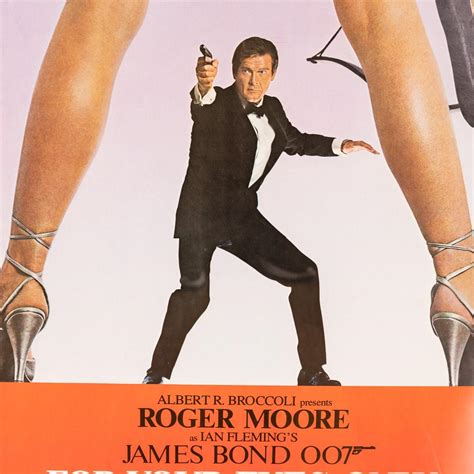 Original James Bond For Your Eyes Only Poster C1981 For Sale At 1stdibs