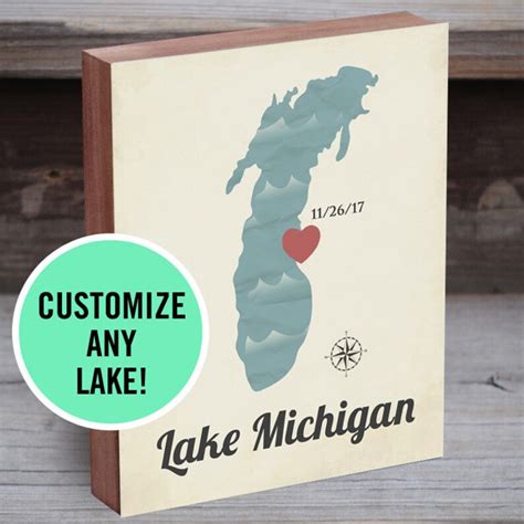 Lake Signs Personalized Lake House Decor Lake Art Lake | Etsy