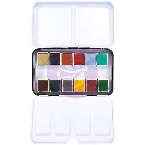 Palette De 12 Aquarelles Prima Watercolor Confections Woodlands