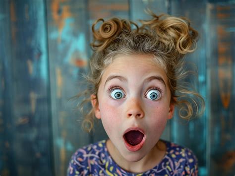 Premium Photo | Quirky facial expression and reaction of surprise and ...