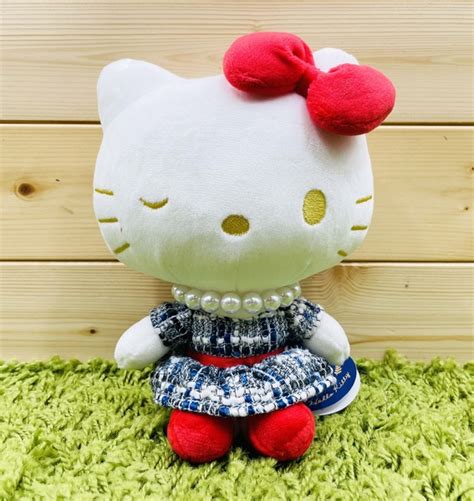 【震撼精品百貨】hello Kitty 凱蒂貓~日本sanrio三麗鷗 Kitty絨毛娃娃 毛呢貴婦00791 其他玩具 Yahoo