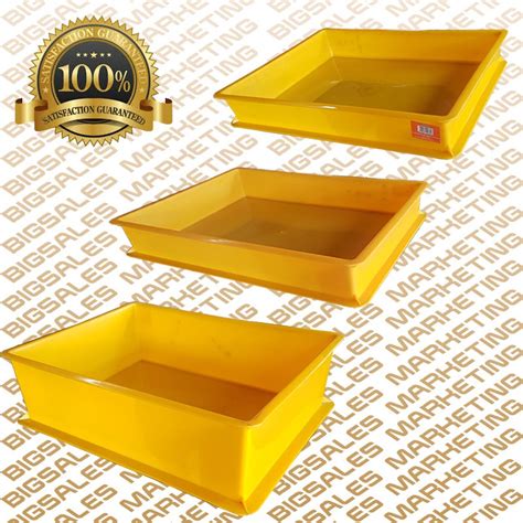 BIGSALES Stackable Plastic Food Grade Tray / Bread,Cake,Bakery Tray ...