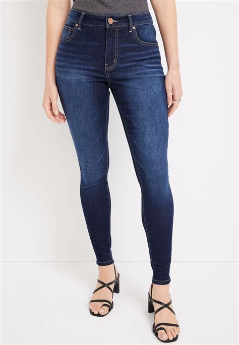 M Jeans By Maurices Everflex Super Skinny Curvy High Rise Jean High