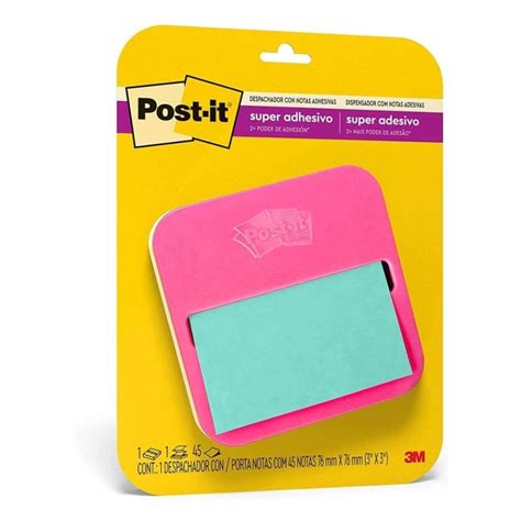 Despachador De Notas Adhesivas 3m Post It Varios Colores Walmart