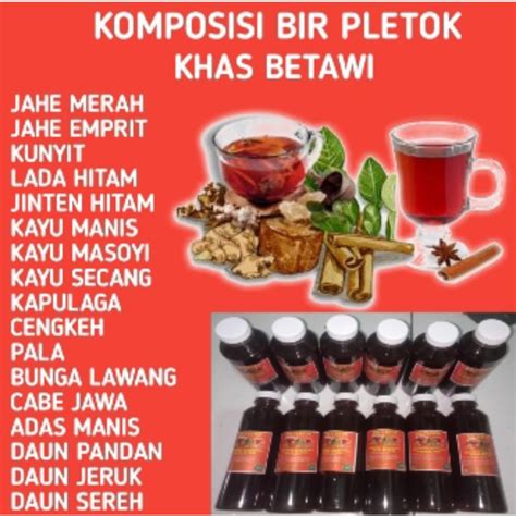 Jual Bir Pletok Khas Betawi Galur Shopee Indonesia