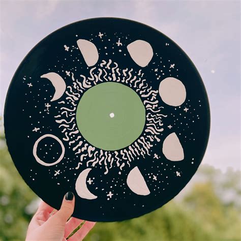 Disque Vinyle Peint Personnalisé Vous Décidez De La Etsy