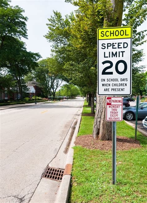 Speed Limit 20 Mph Zone Sign Stock Image Image Of Limit Warning