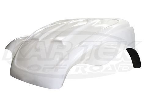 One Piece Hand Laid Fiberglass Baja Bug Front Hood Racing Style Without