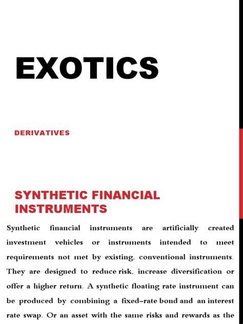 exotics  option finance futures contract