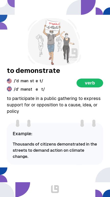 definition meaning  demonstrate picture dictionary