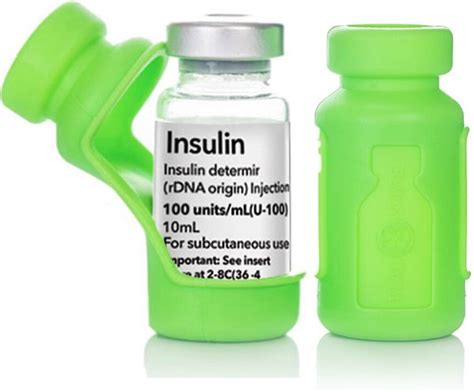 Insulin Vial Protector For Prozinc Green 10ml 2 Pack