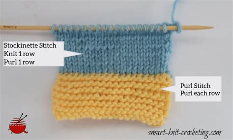 Purl Stitch. Two Methods of Purling for the Absolute Beginner