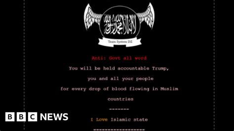 Ohio Sites Hacked With Is Message Bbc News