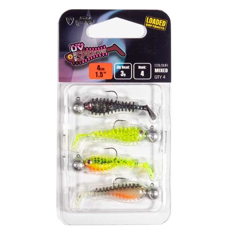 Fox Rage Ultra UV Micro Spikey Mixed Colour Loaded Lure Pack The