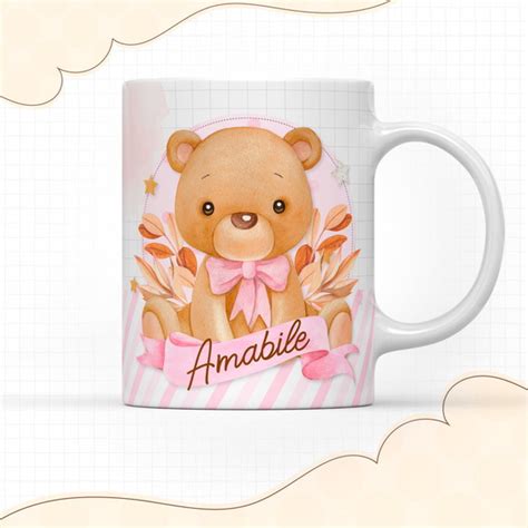 Arquivo Digital Arte Caneca Ursinha 2917 Elo7