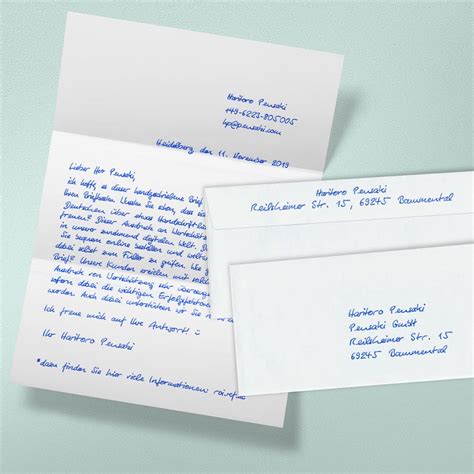 PENSAKI - Briefe in Handschrift zur Kundenakquise (DSGVO-konform)
