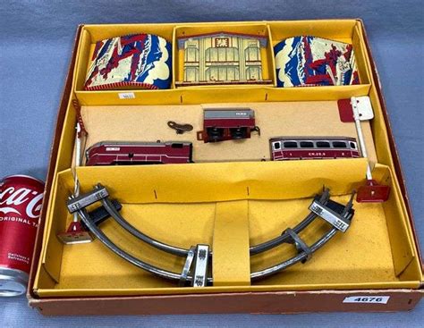 Vintage Tin Train Set Dixons Auction At Crumpton