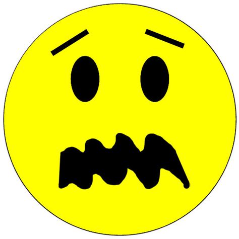 Scared Smiley Face - ClipArt Best