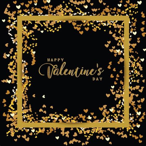 Premium Vector Luxury Elegant Happy Valentine Day Festive Sparkle