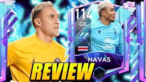 BEST GK IN FIFA MOBILE 114 FLASHBACK NAVAS PLAYER REVIEW GAMEPLAY