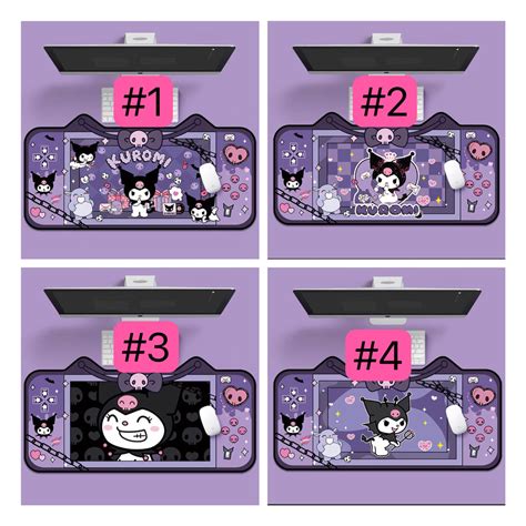 Cute Kuromi Mouse Pad Ivybycrafts