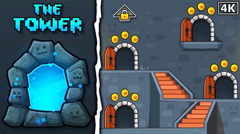 K The Tower All Levels All Coins Geometry Dash Youtube