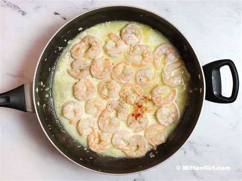Creamy Lemon Shrimp Pasta with White Wine - Homemade Happy Hour