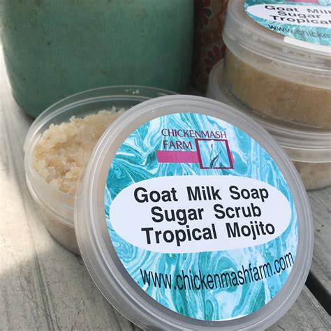 Tropical Mojito Sugar Scrub With Goat Milk Soap Chickenmash Farm