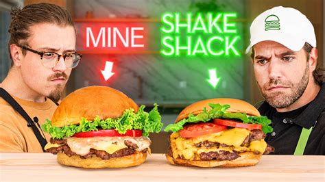 Making The Shake Shack Burger At Home But Better Youtube